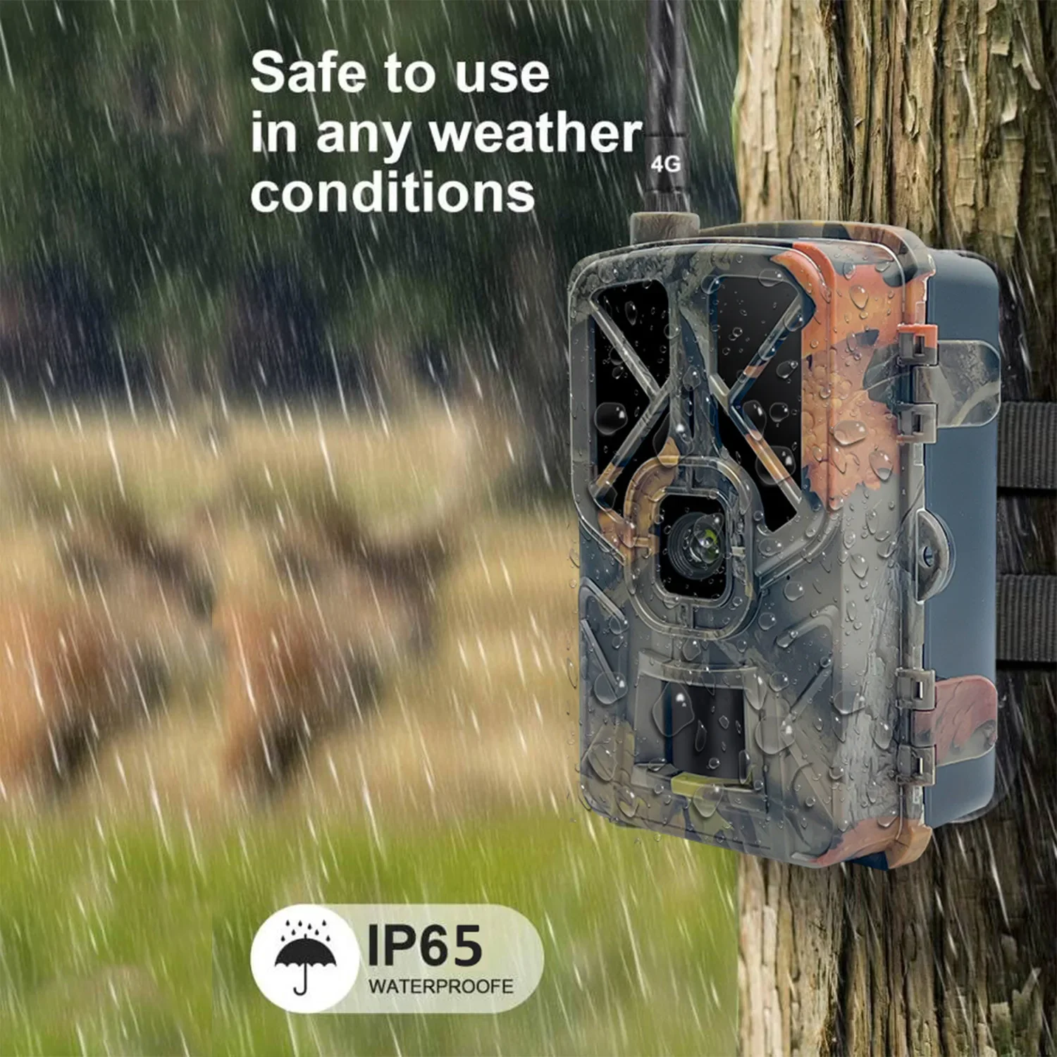 Outdoor Hunting Camera Wireless - HC-935Pro 2K Outdoor Wildlife Scouting 4G/LTE