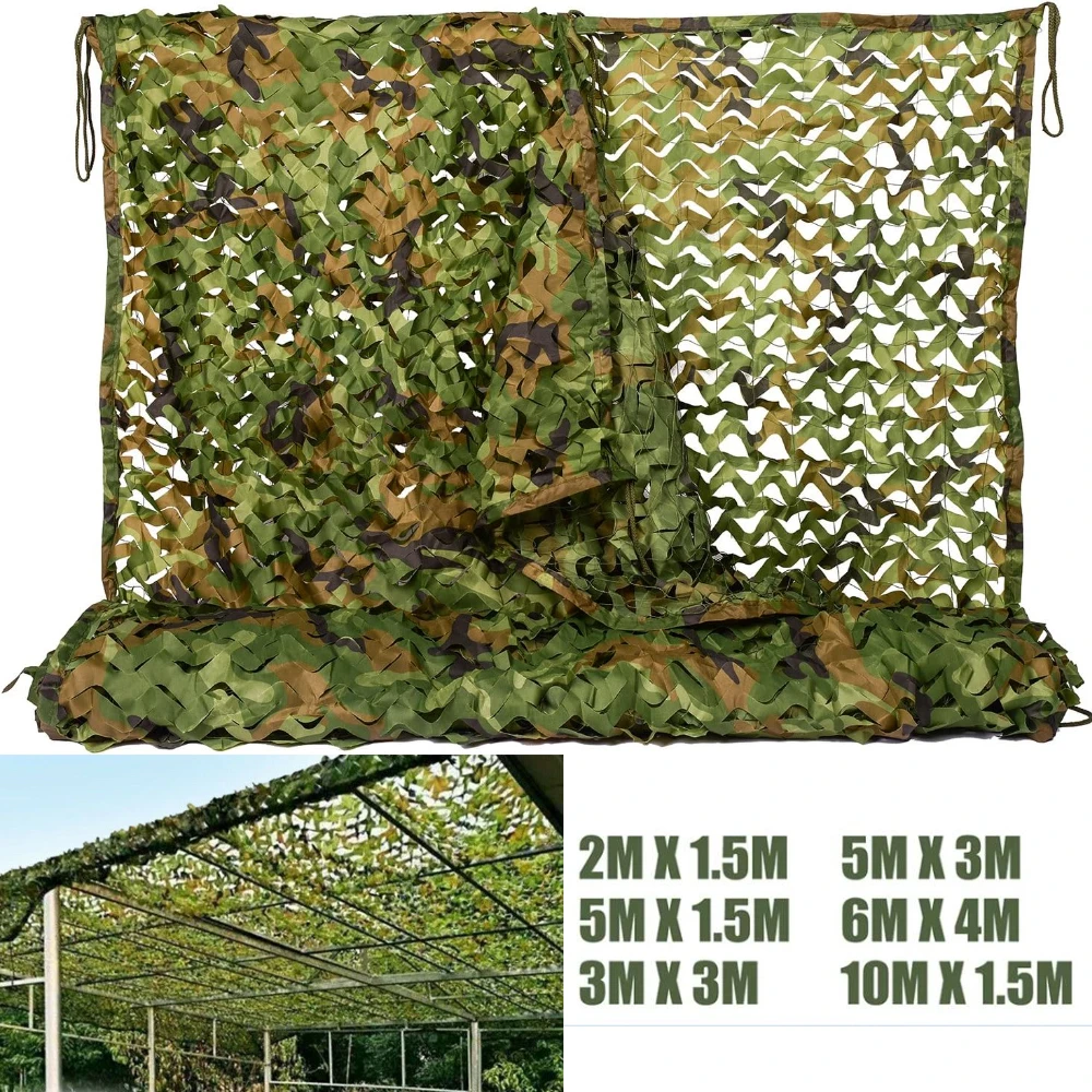 Outdoor Hunting Tent - Woodland Camouflage Netting Woodland Camo Net