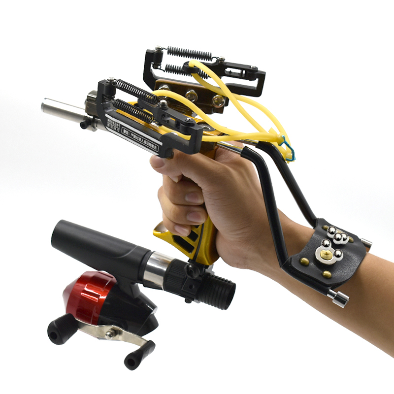 Upgraded Hand-held Metal Sling - Outdoor Hunting Launcher ulasan dan harga