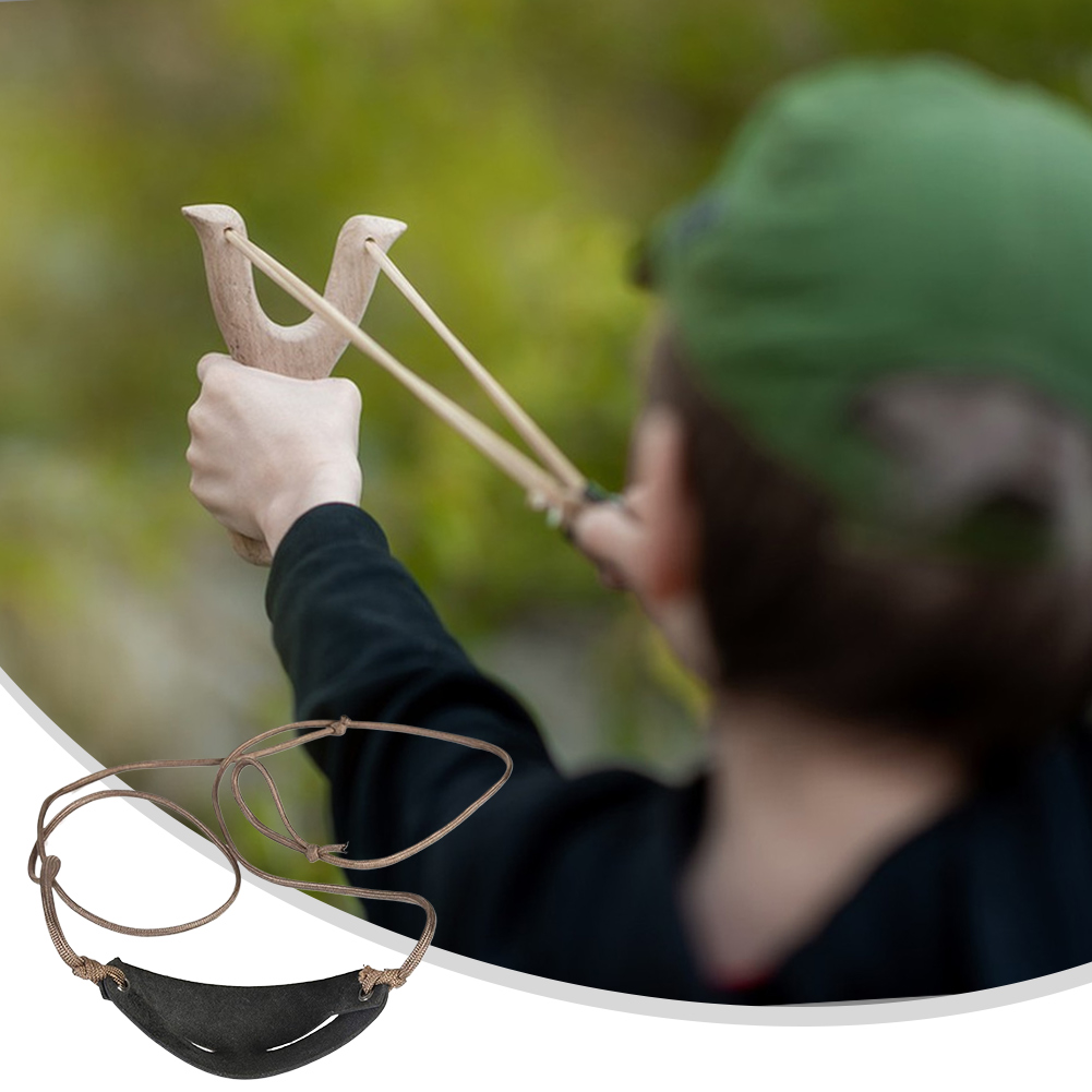 Handmade Leather Shepherd Slin - Outdoor Hunting Launcher ulasan dan harga