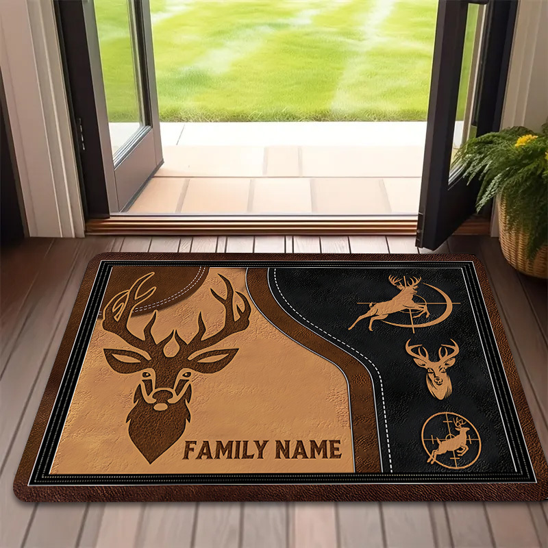 VIKAMA  Elk Skull Totem Huntin - Hunting Outdoor Rug ulasan dan harga