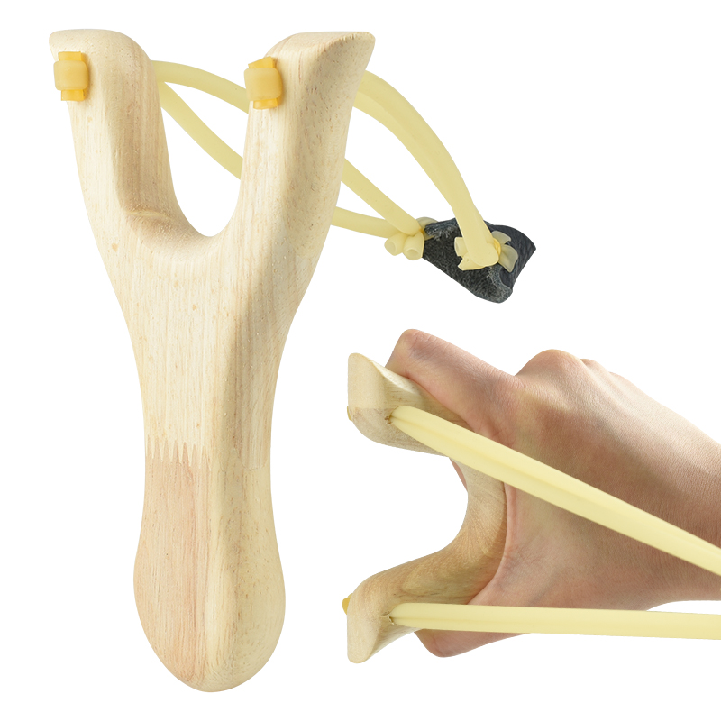 Traditional Wooden Tirachinas  - Outdoor Hunting Launcher ulasan dan harga
