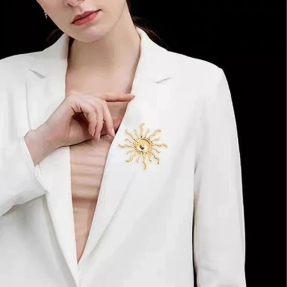 Sunburst Flower Alloy Brooch R - Hunting Outdoor Rug ulasan dan harga