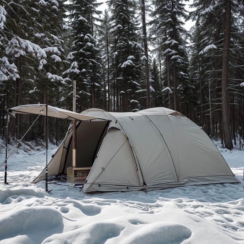 Outdoor Fireproof Hot Tent 2 P - Outdoor Hunting Tent ulasan dan harga