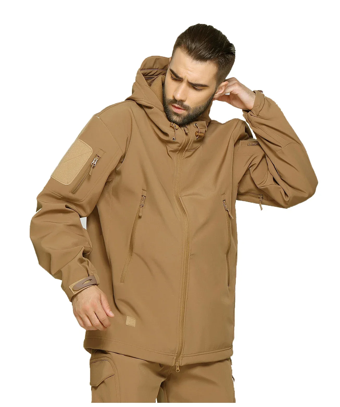 EMR Camouflage Soft Shell Assa - Outdoor Hunting Fleece ulasan dan harga