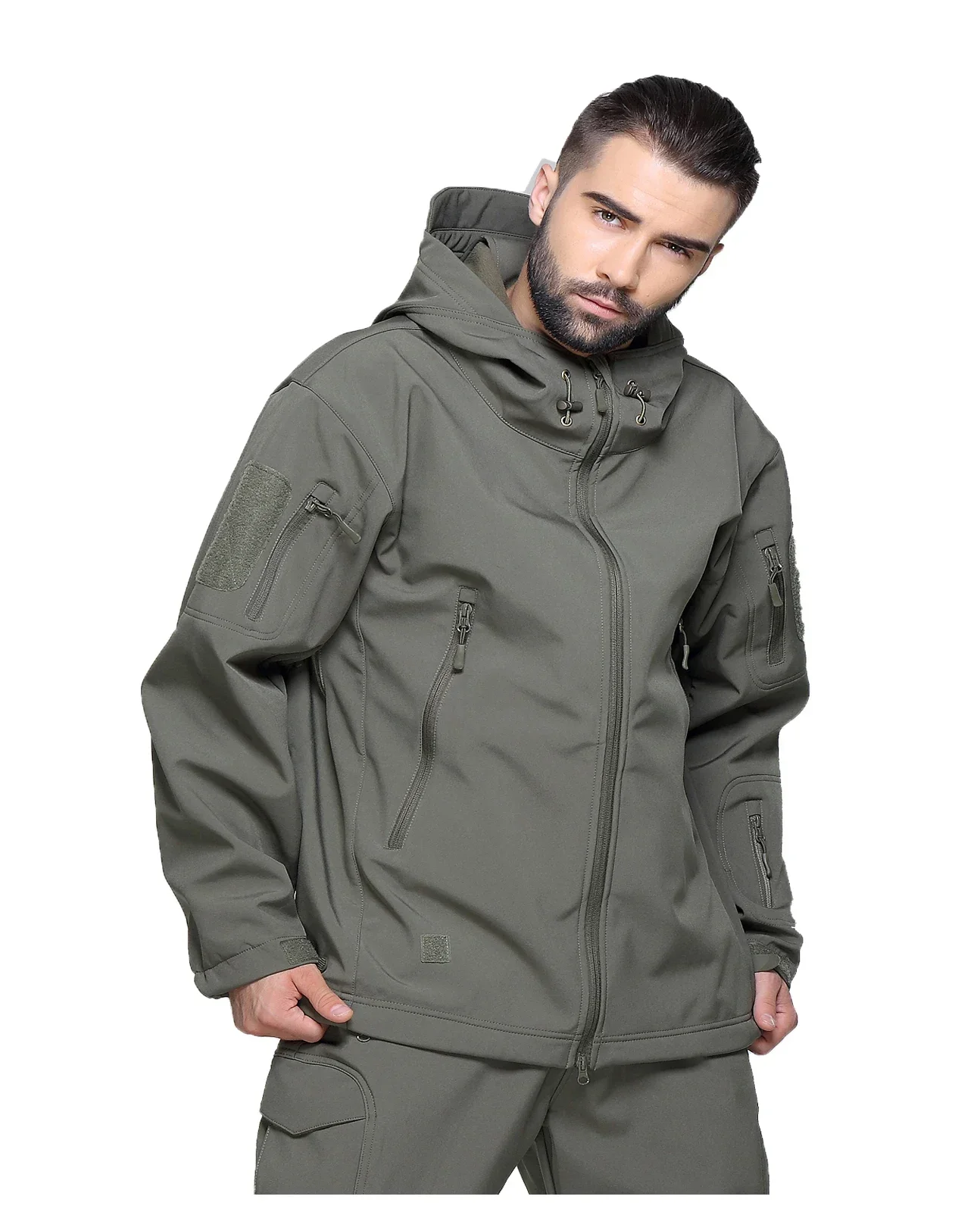 EMR Camouflage Soft Shell Assa - Outdoor Hunting Fleece ulasan dan harga