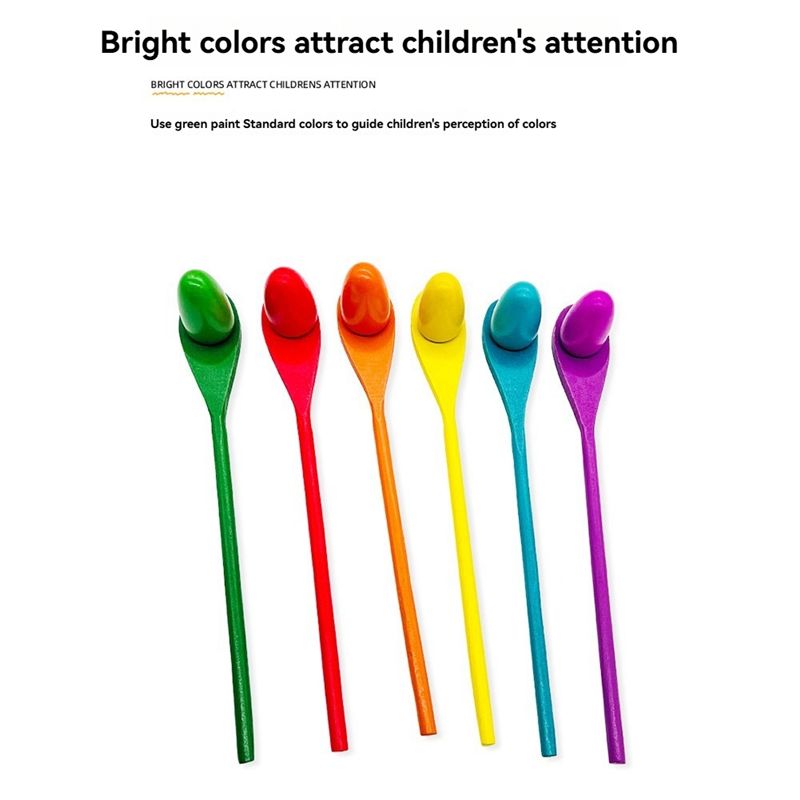 Wooden Egg Spoon Race Game Set - Outdoor Hunting Games For Kids ulasan dan harga