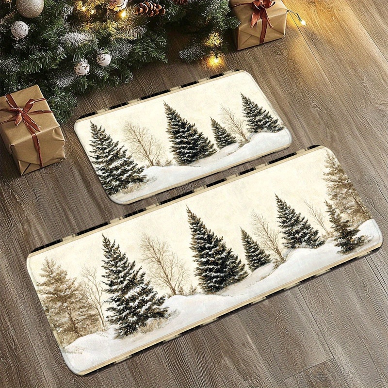 VIKAMA Christmas Carpet Winter - Hunting Outdoor Rug ulasan dan harga