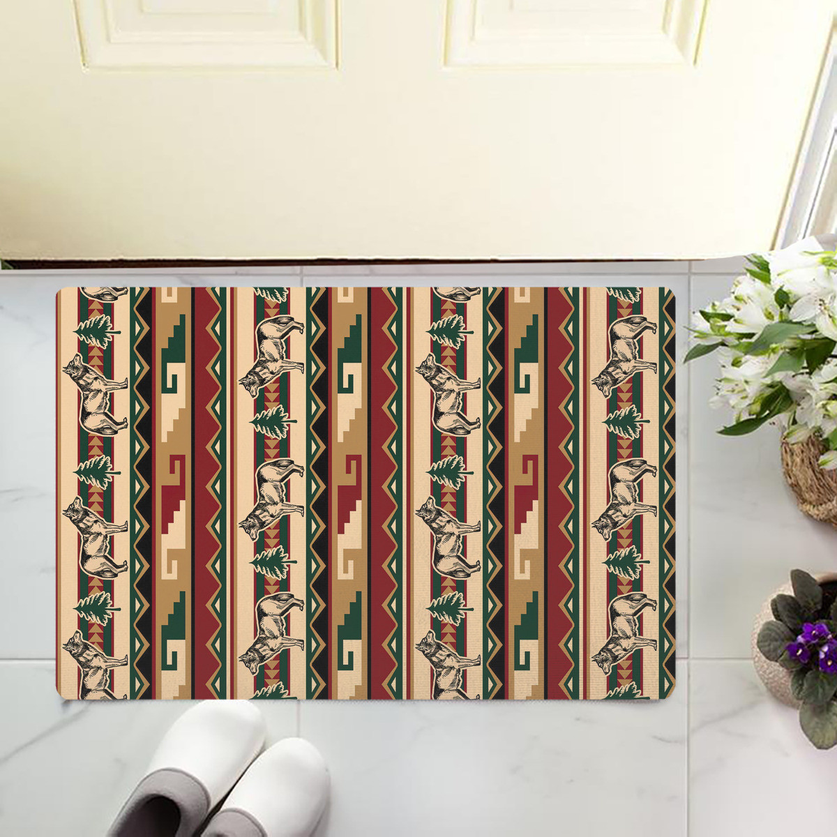 Hunting Deer Royal Vintige Fla - Hunting Outdoor Rug ulasan dan harga