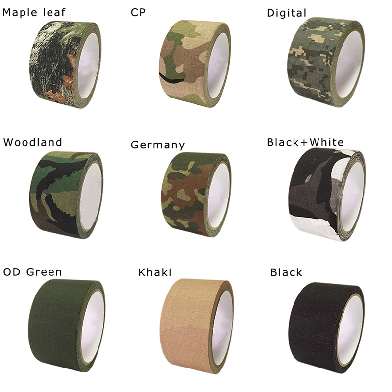 Waterproof Camo Tape Self-adhe - Outdoor Hunting Prints ulasan dan harga