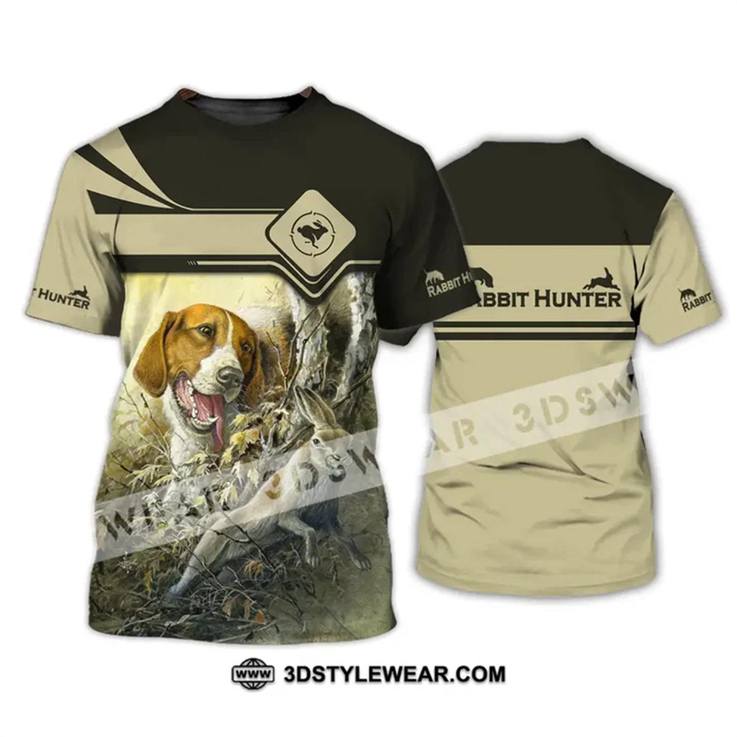 Beagle Rabbit Hunter Oil Paint - Outdoor Hunting Paintings ulasan dan harga