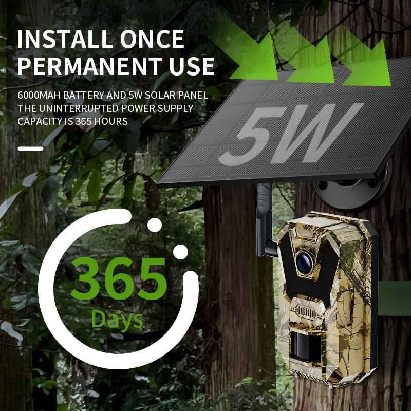 T6 4G Solar LTE Hunting Camera - Outdoor Hunting Camera Wireless ulasan dan harga