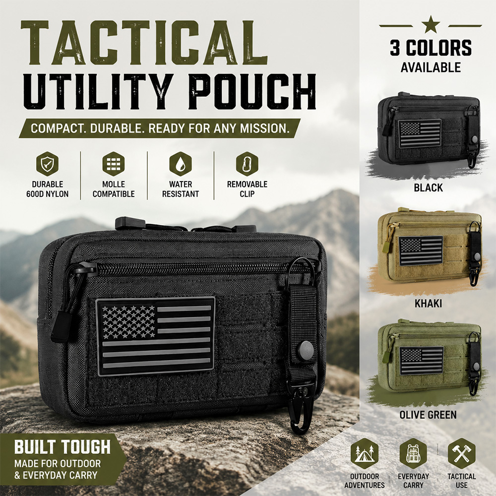 Tactical Molle EDC Pouch Outdo - Outdoor Hunting Kit ulasan dan harga