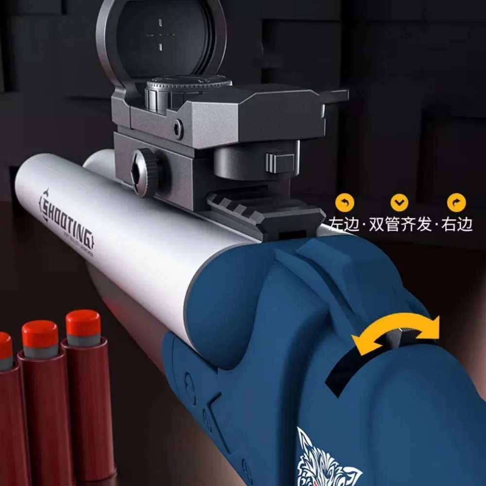 Double Barreled Shotgun Toy Bu - Outdoor Hunting Games For Kids ulasan dan harga