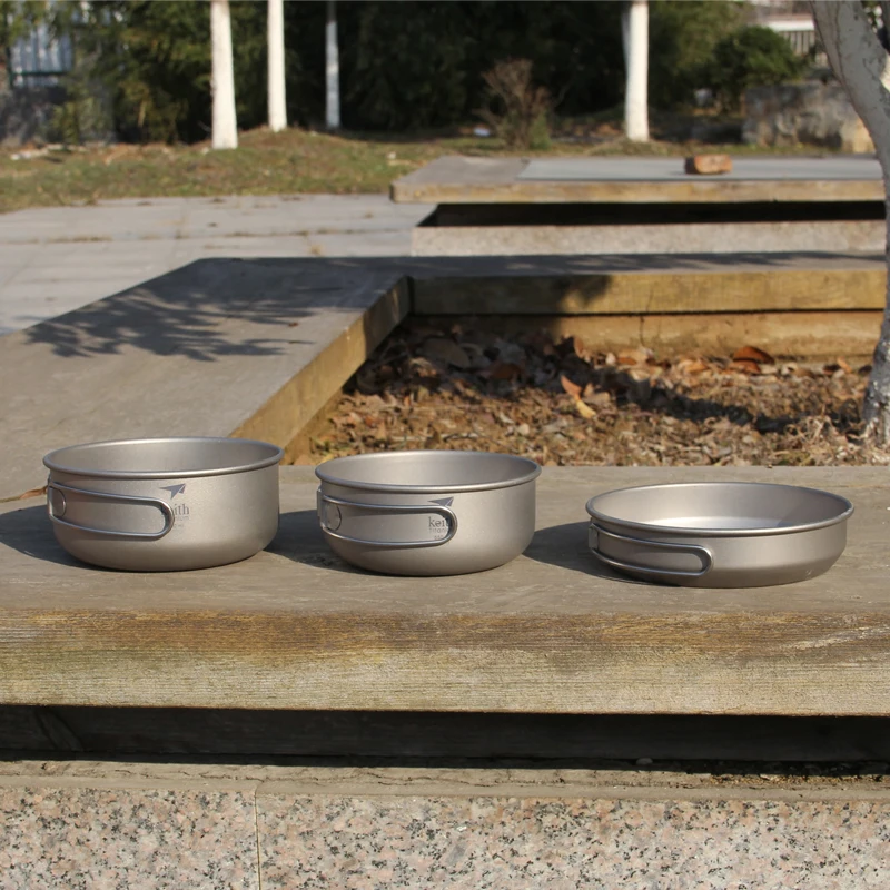 Keith 3PCS Titanium Cookware P - Outdoor Hunting Kit ulasan dan harga