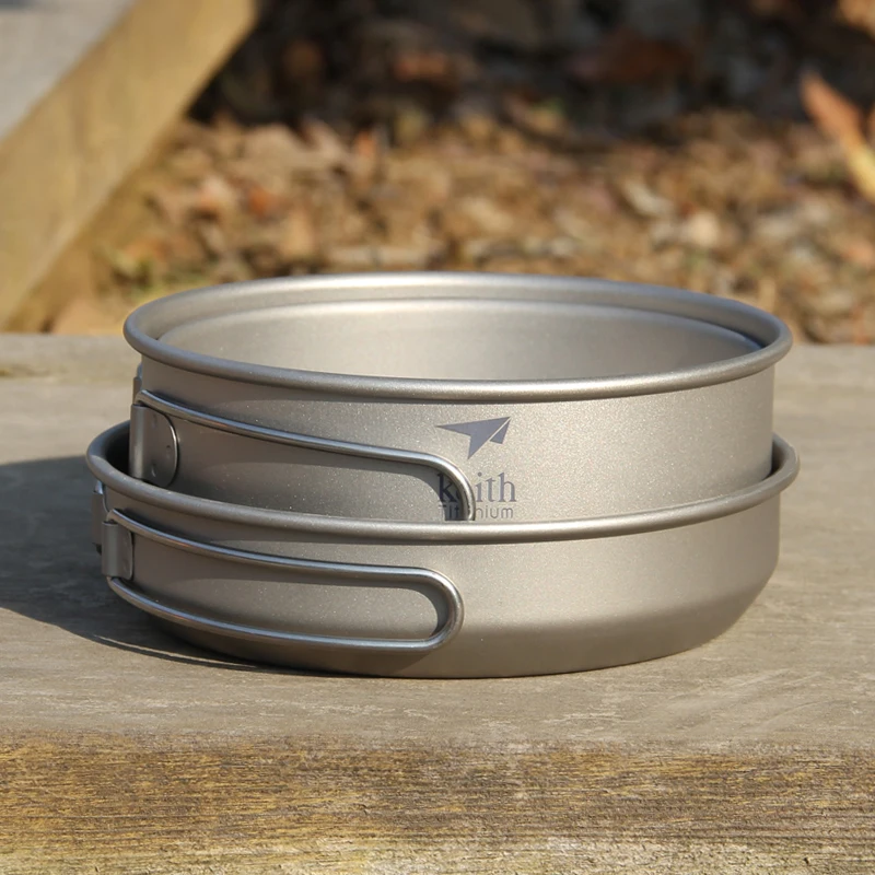 Keith 3PCS Titanium Cookware P - Outdoor Hunting Kit ulasan dan harga