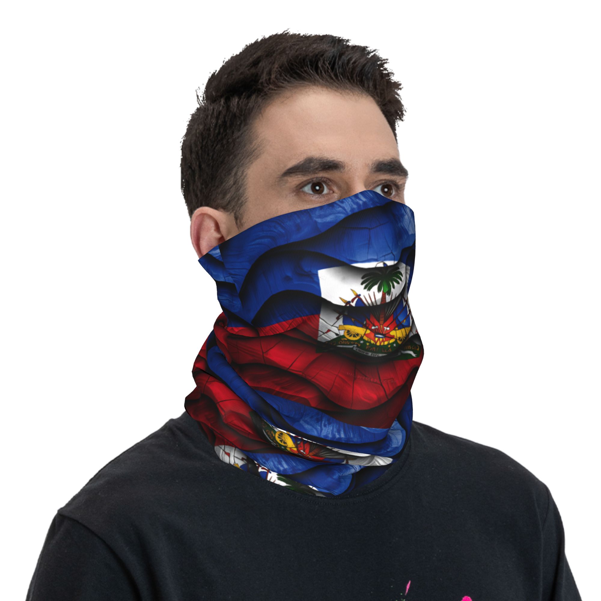 Haiti Flag Balaclava  Hunting  - Outdoor Hunting Prints ulasan dan harga