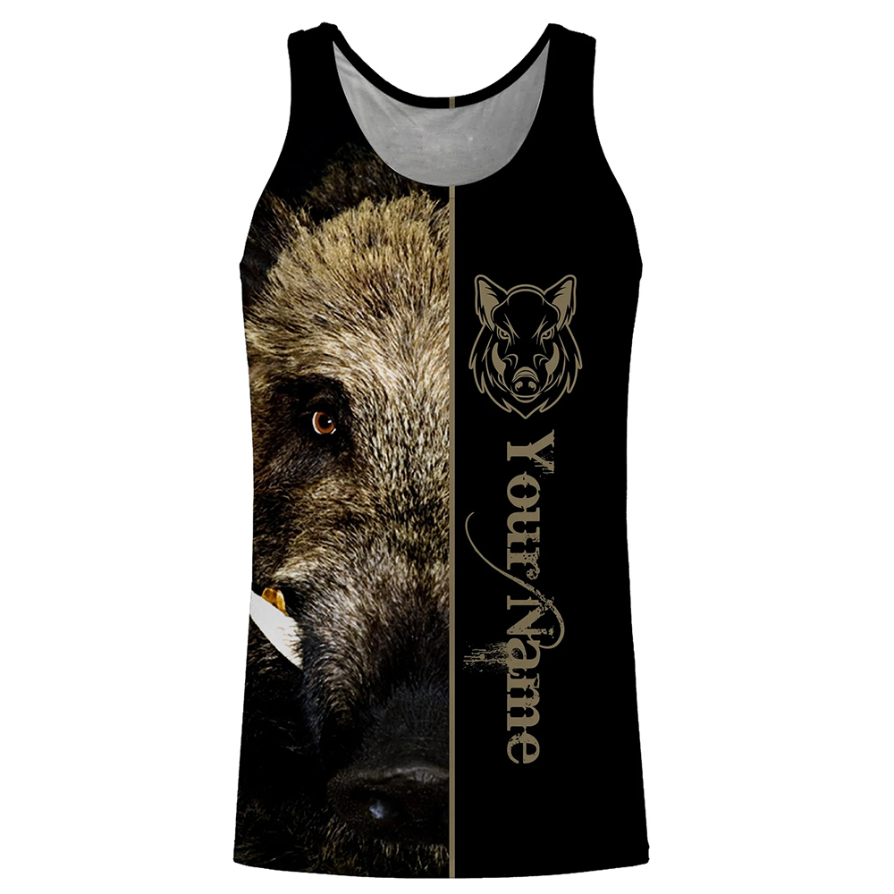 Custom Name Boar Hunter Tank T - Outdoor Hunting Dog Names ulasan dan harga