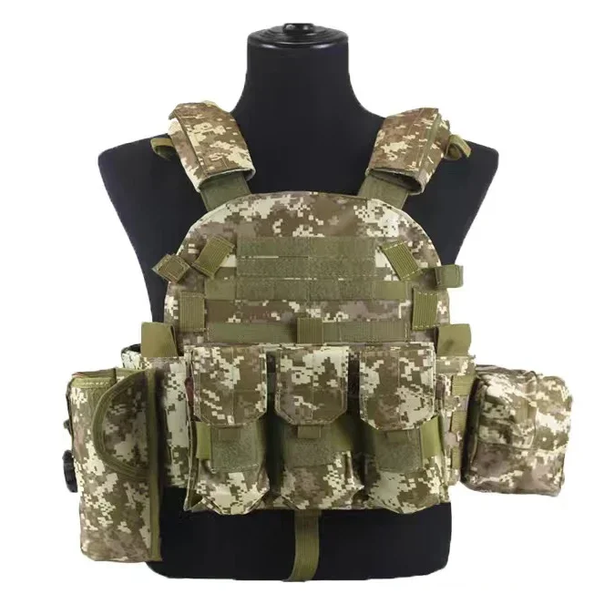 6094 Camouflage Tactical Vest  - Outdoor Hunting Fleece ulasan dan harga