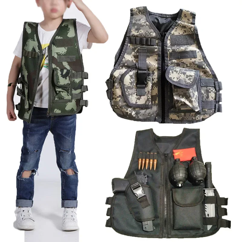 Fans Outdoor Children Vest Tac - Outdoor Hunting Games For Kids ulasan dan harga