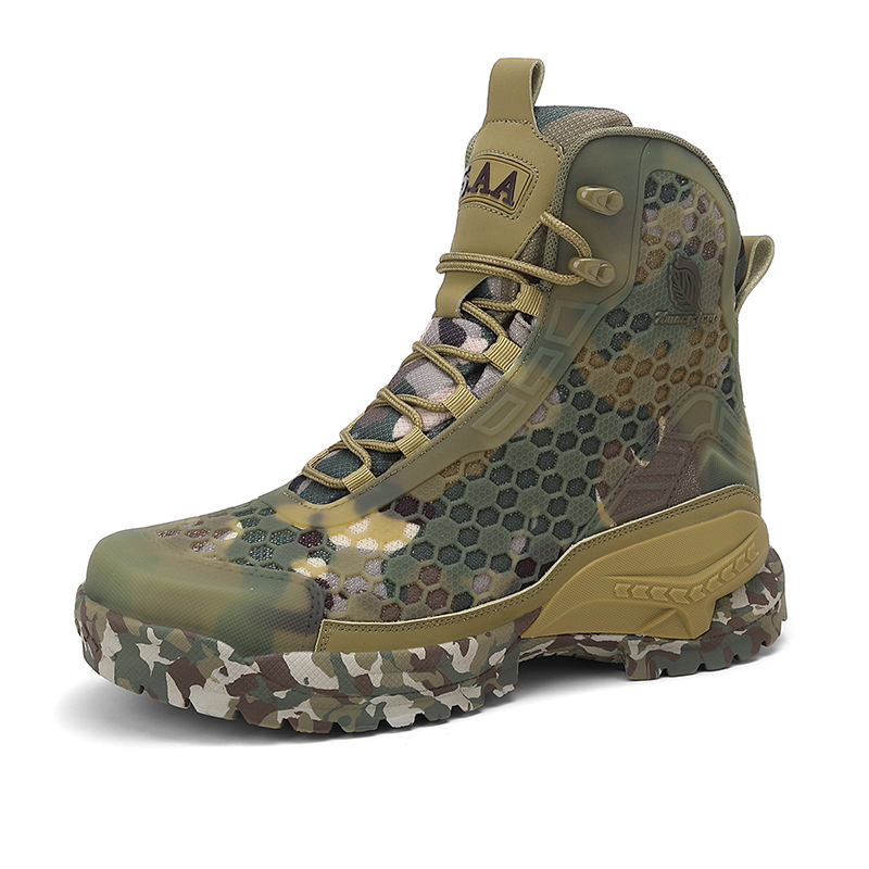 Men Hiking Shoes Waterproof Ta - Outdoor Hunting Fabric ulasan dan harga
