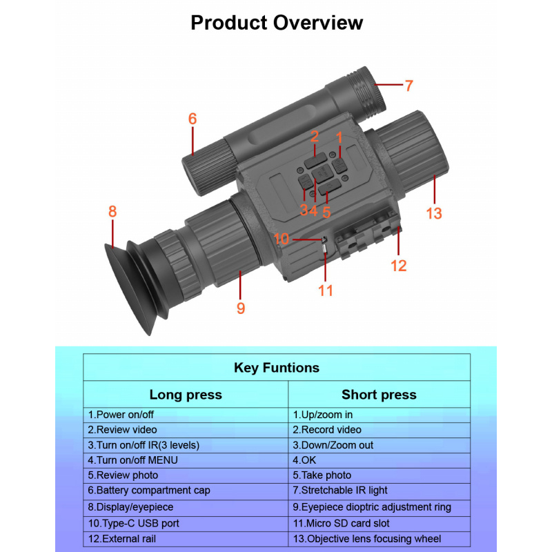Outdoor Hunting Telescope NK00 - Outdoor Hunting Videos ulasan dan harga