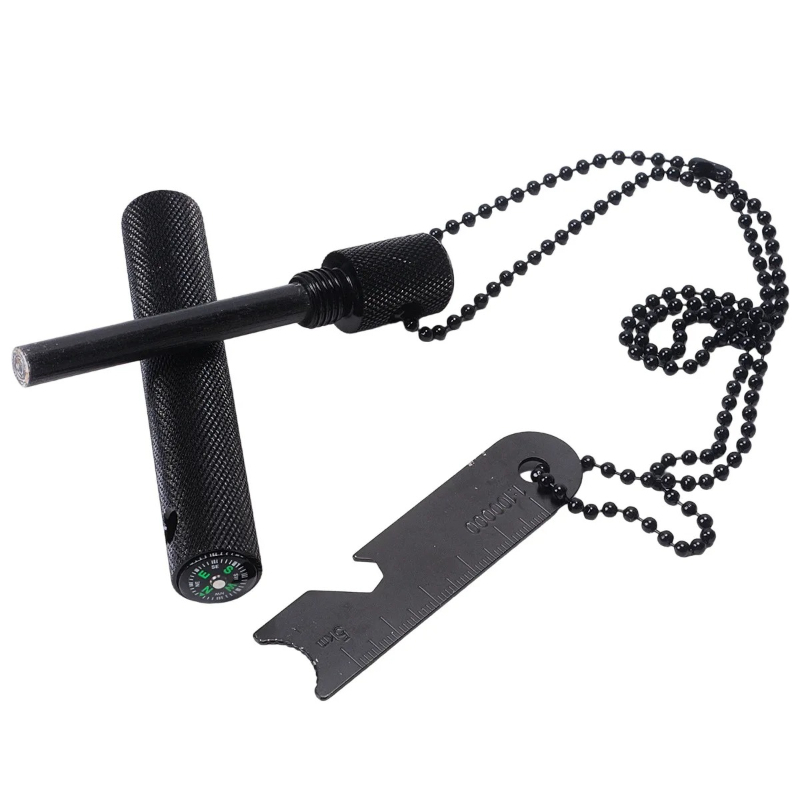 Magnesium Rod with Compass - W - Fire Starter Waterproof ulasan dan harga