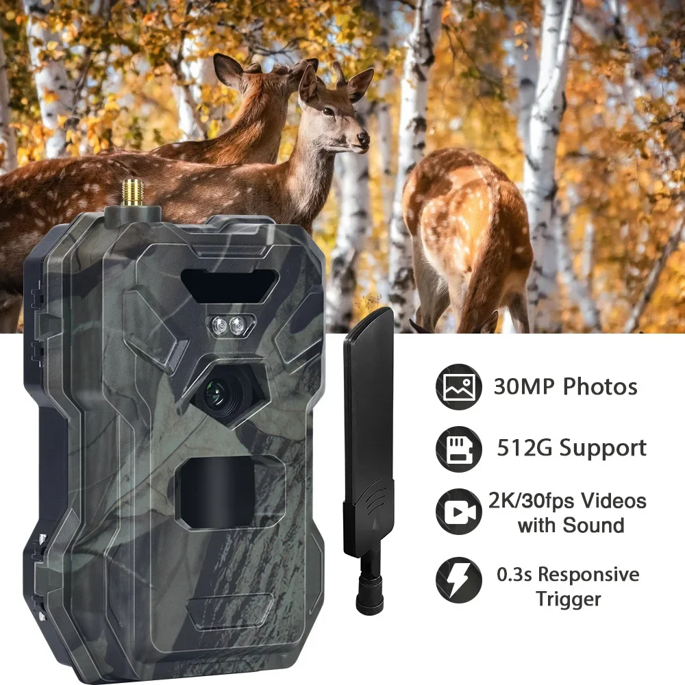 HC-880Pro 4G 30MP HD 2K Night  - Outdoor Hunting Camera Wireless ulasan dan harga