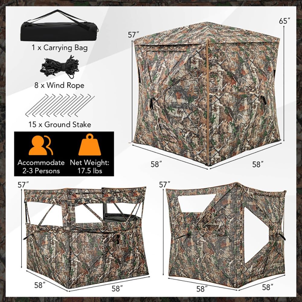 5-in-1 Detachable Hunting Blin - Hunting & Outdoor Supplies ulasan dan harga