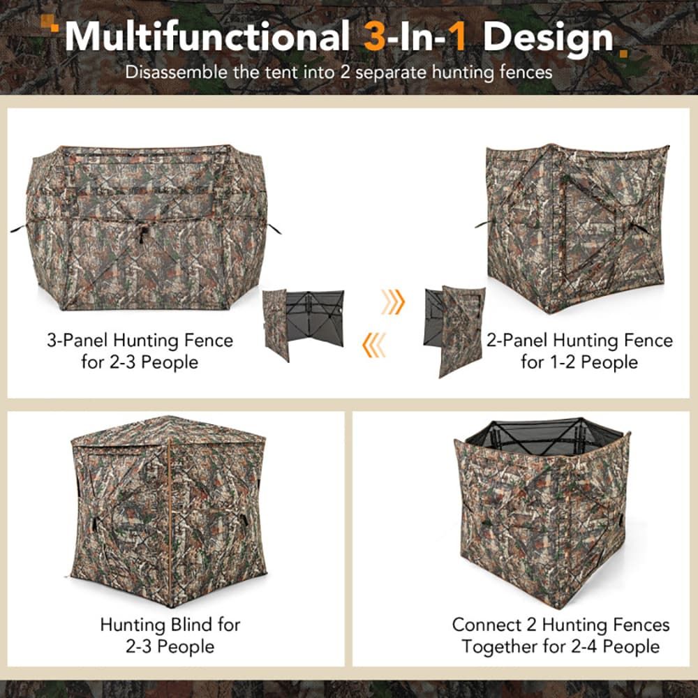 5-in-1 Detachable Hunting Blin - Hunting & Outdoor Supplies ulasan dan harga
