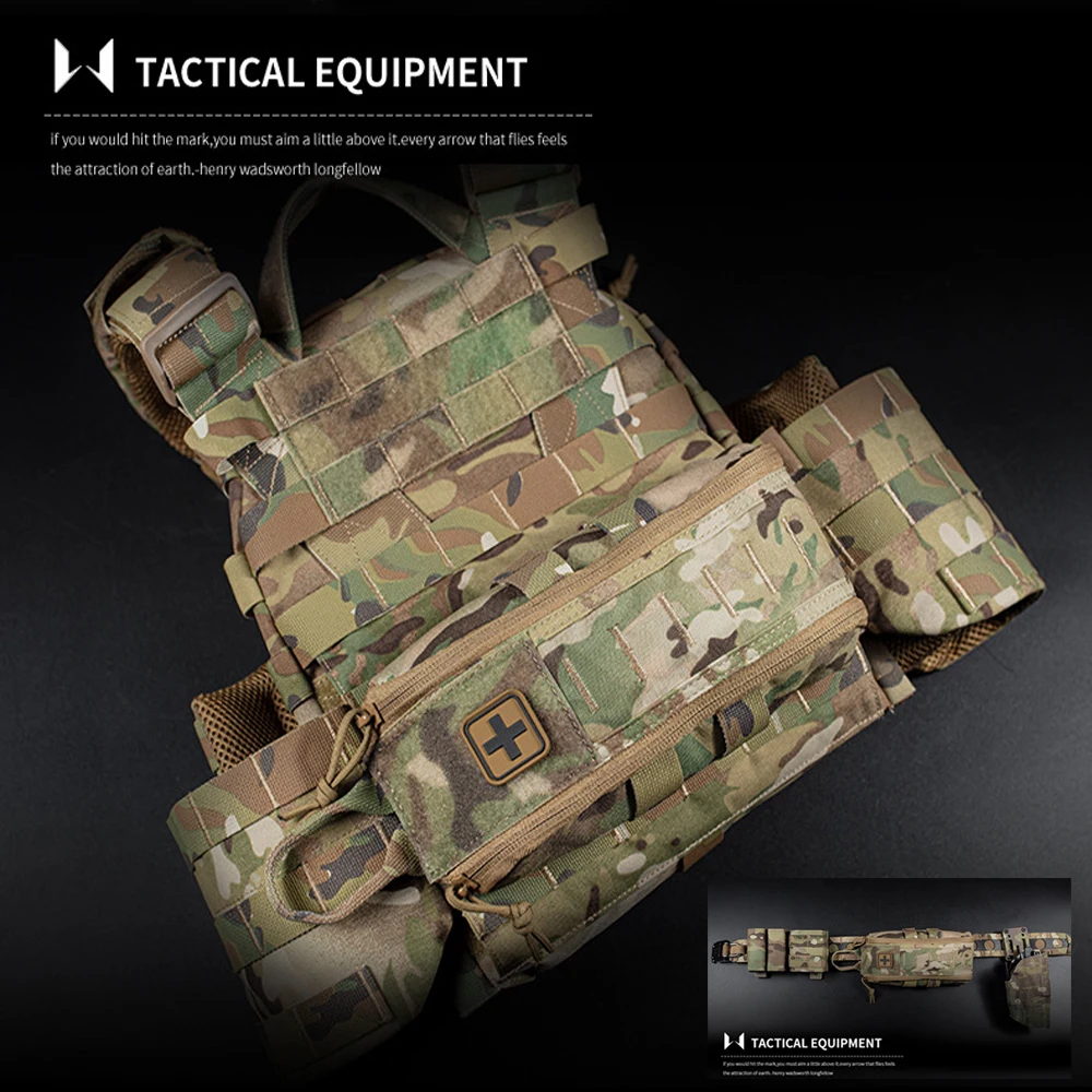 Camping First Aid Kit MOLLE Wa - Outdoor Hunting Fabric ulasan dan harga