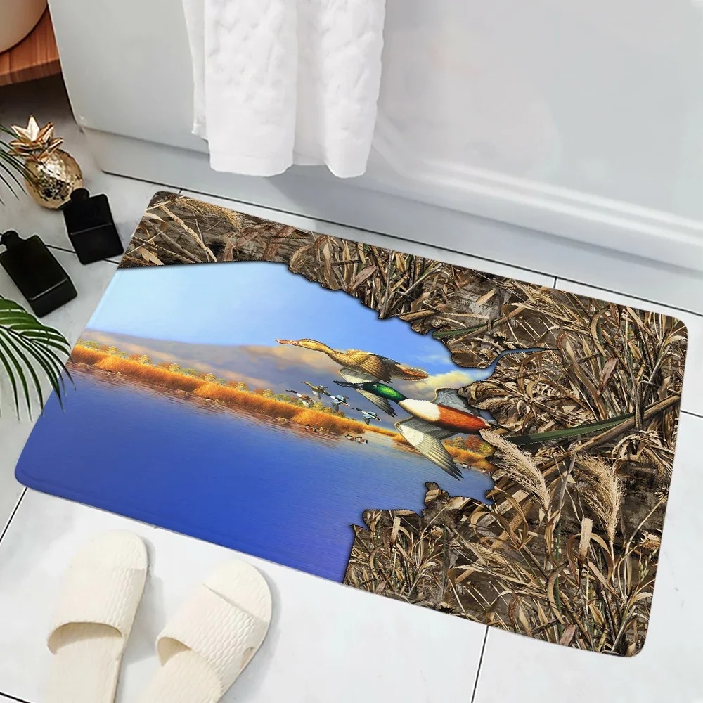 Camouflage Forest Boar Print D - Hunting Outdoor Rug ulasan dan harga