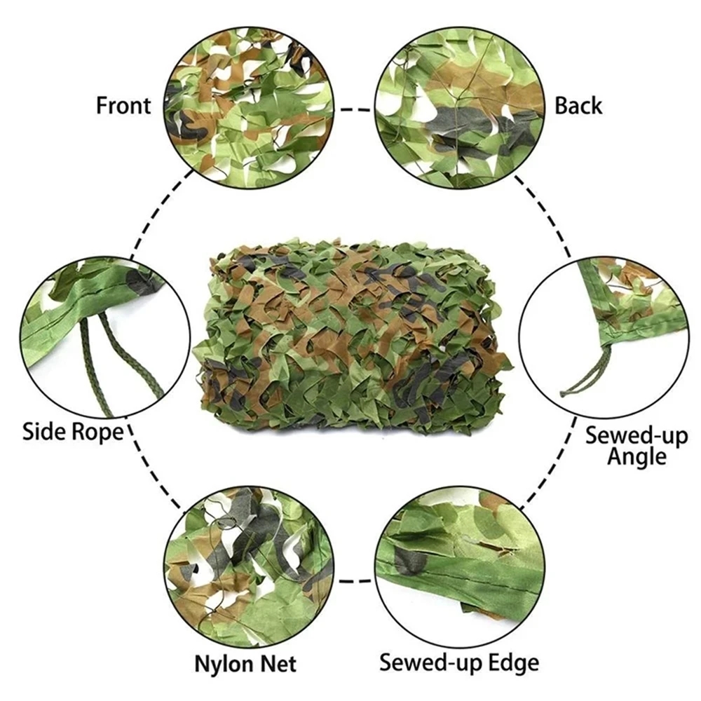 Double Layer  Camouflage Netti - Outdoor Hunting Tent ulasan dan harga