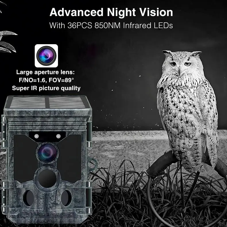 New Technology 4K Solar Panel  - Outdoor Hunting Videos ulasan dan harga