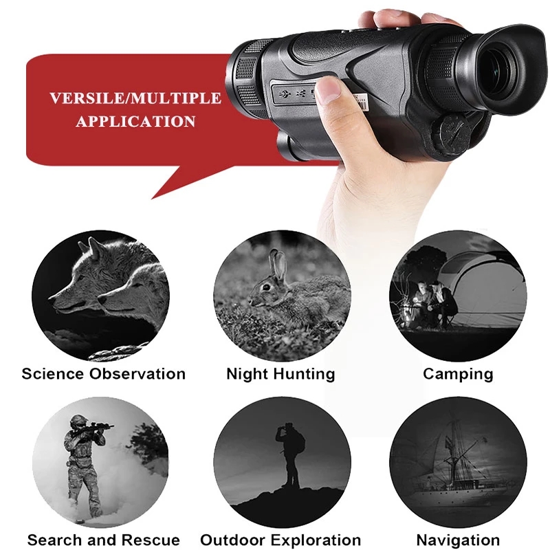 HD Digital Night Vision Monocu - Outdoor Hunting Videos ulasan dan harga