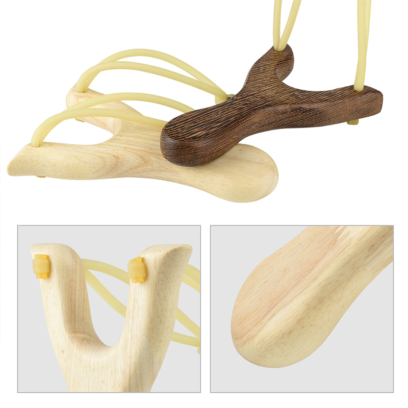 Traditional Wooden Slingsshots - Outdoor Hunting Launcher ulasan dan harga