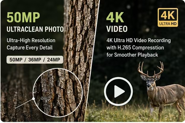 Solar Wildlife 50MP 4K Video T - Outdoor Hunting Videos ulasan dan harga