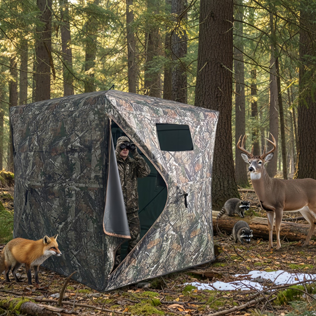 Camouflage Pop-Up Hunting Blin - Hunting & Outdoor Supplies ulasan dan harga