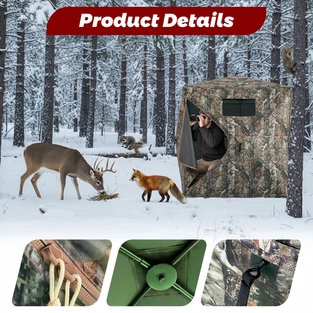 Camouflage Pop-Up Hunting Blin - Hunting & Outdoor Supplies ulasan dan harga