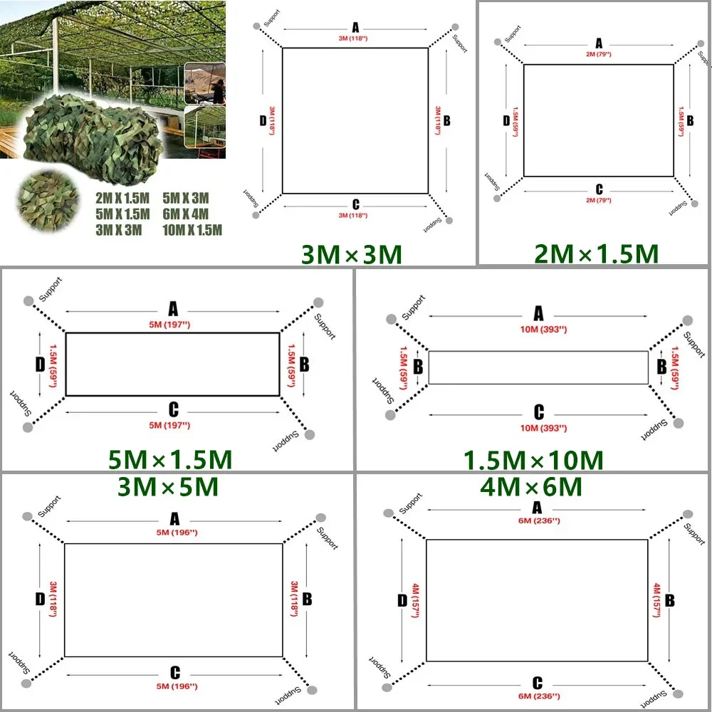 Woodland Camouflage Netting Wo - Outdoor Hunting Tent ulasan dan harga