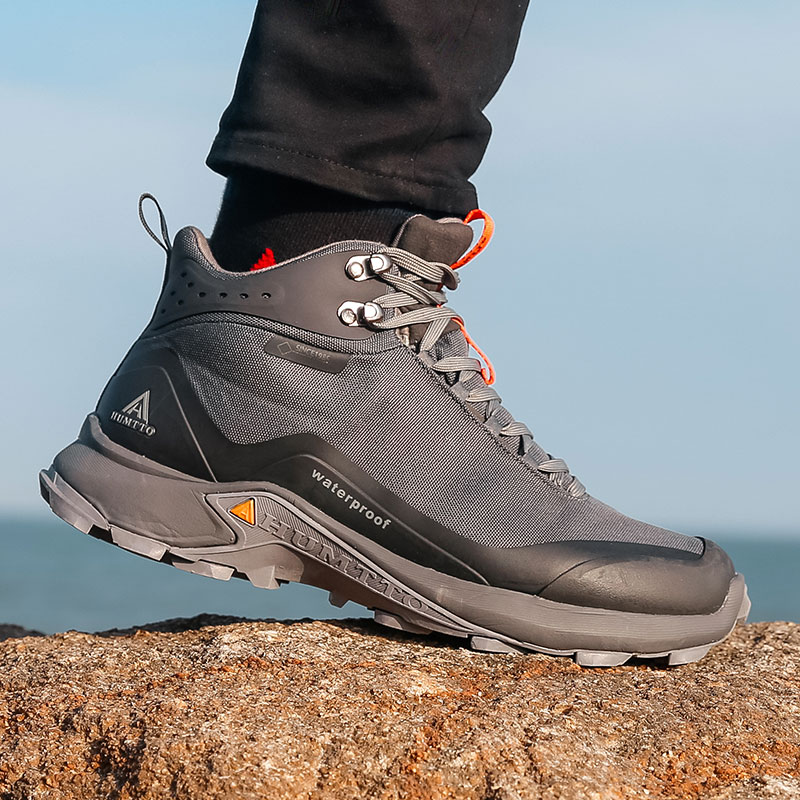 HUMTTO Hiking Shoes Men Outdoo - Outdoor Hunting Fabric ulasan dan harga