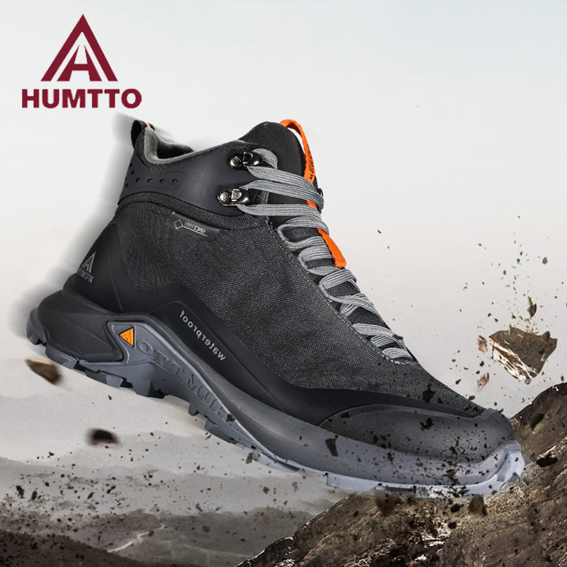 HUMTTO Hiking Shoes Men Outdoo - Outdoor Hunting Fabric ulasan dan harga