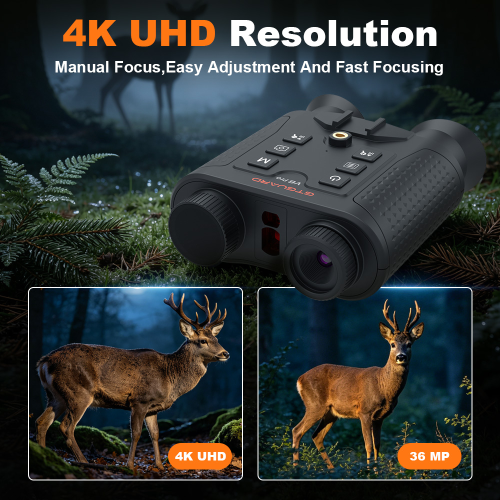 4K Night Vision Binoculars 8X  - Outdoor Hunting Videos ulasan dan harga